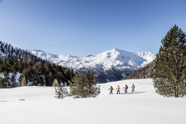 Schneeschuhwandern im Val Müstair