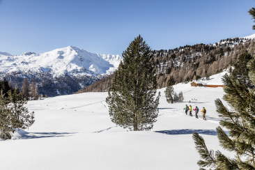 Schneeschuhwandern im Val Müstair