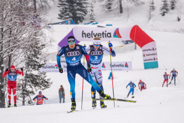 Dario Cologna an der Tour de Ski