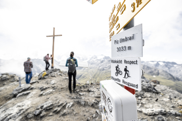 Fairtrail auf dem Piz Umbrail