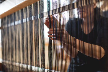 Handweberei Tessanda Val Müstair.