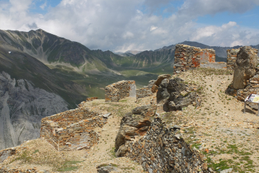 Der kleine Machu Picchu am Umbrail/Selvio.